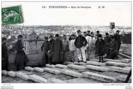 94 VINCENNES SUR LE DONJON E.M. N°35 VOYAGEE 1911 - Vincennes