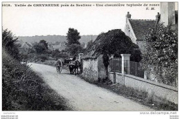 78 VALLEE DE CHEVREUSE PRES DE SENLISSE UNE CHAUMIERE TAPISSEE DE ROSES E.M. N°2019 - Autres & Non Classés