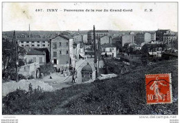 94 IVRY PANORAMA DE LA RUE DU GRAND GORD E.M. N°497 - Ivry Sur Seine