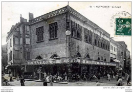 66 PERPIGNAN LA LOGE CAFE DE FRANCE  VOYAGEE 1910 - Perpignan