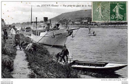 89 JOIGNY VUE PRISE DU QUAI DE LA BUTTE COLL J.D. - Joigny