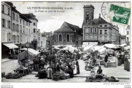 77 LA FERTE SOUS JOUARRE LA PLACE UN JOUR DE MARCHE EDIT BRINDELET - La Ferte Sous Jouarre