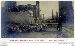 SAN FRANCISCO MARKET STREET AND CITY HALL TREMBLEMENT DE TERRE - San Francisco