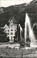 11357735 Glarus GL Bahnhof Volksgarten Springbrunnen Glarus - Andere & Zonder Classificatie