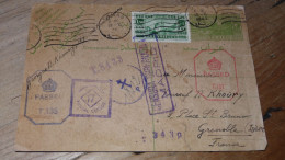 SYRIE, Superbe Entier Postal, CENSURES, A VOIR  ............BOITE1.......... 441 - Briefe U. Dokumente