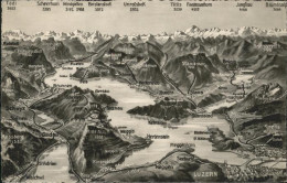 11357727 Luzern LU Urirotstock Hertenstein Kehrsiten Scheerhorn Vogelschau Luzer - Otros & Sin Clasificación