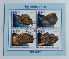 N° 7879 à 7882       Les Météorites  -  Oblitérés - Centraal-Afrikaanse Republiek