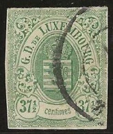 Luxembourg  .  Y&T   .   10  (2 Scans)    .    O   .    Oblitéré - 1859-1880 Stemmi