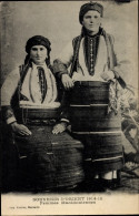 CPA Souvenir D'Orient, Femmes Macédoniennes, Zwei Mazedonische Frauen - Kostums