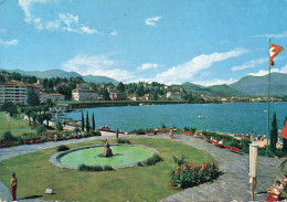 Lugano TI Paradiso Quai Lugano  CPSM  Année  1980 - Lugano