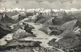 11357587 Vierwaldstaettersee SZ Hergiswil Uristock Bristenstock Beckenried Toedi - Altri & Non Classificati