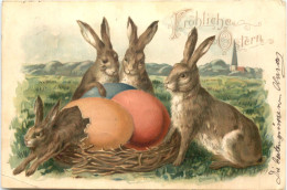 Ostern - Hasen - Eier - Pâques