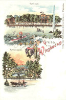 Gruss Aus Wiesbaden - Litho - Wiesbaden