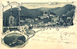 Gruss Aus Schlangenbad - Litho - Schlangenbad