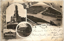 Rüdesheim - Gruss Vom Niederwald - Litho - Vorläfer 1892 - Rüdesheim A. Rh.