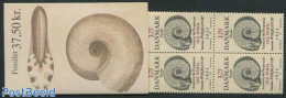 Denmark 1998 Fossils Booklet, Mint NH, History - Nature - Geology - Prehistoric Animals - Stamp Booklets - Ongebruikt