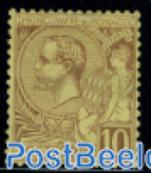 Monaco 1891 10c, Stamp Out Of Set, Unused (hinged) - Unused Stamps