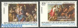 Equatorial Guinea 1993 Jordaens Paintings 2v, Mint NH, Art - Paintings - Equatorial Guinea