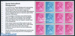 Great Britain 1972 Wedgewood Booklet Pane, Mint NH - Neufs