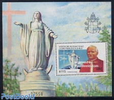 Chile 1987 Visit Of Pope John Paul II S/s, Mint NH, Religion - Pope - Religion - Papi