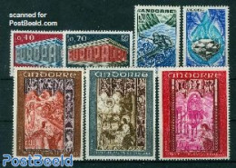 Andorra, French Post 1969 Yearset 1969, Complete, 7v, Mint NH, Various - Yearsets (by Country) - Ungebraucht