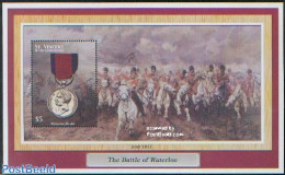 Saint Vincent 2002 Waterloo, Decoration S/s, Mint NH, History - Nature - Decorations - Militarism - Horses - Art - Pai.. - Militares