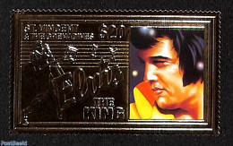 Saint Vincent 1995 Elvis Presley 1v, Gold, Mint NH, Performance Art - Elvis Presley - Music - Popular Music - Elvis Presley