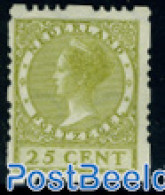 Netherlands 1928 25c, 4-side Syncoperf. Stamp Out Of Set, Unused (hinged) - Ungebraucht