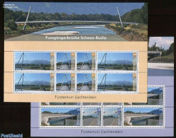 Liechtenstein 2014 Bridges 2 M/ss, Mint NH, Bridges And Tunnels - Nuovi