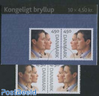 Denmark 2004 Royal Wedding Booklet, Mint NH, History - Kings & Queens (Royalty) - Stamp Booklets - Ungebraucht