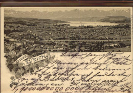 11357480 Zuerich Panorama Mit Zuerichsee Und Alpenblick Zuerich - Otros & Sin Clasificación