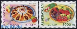 Azerbaijan 2005 Europa, Gastronomy 2v, Mint NH, Health - History - Food & Drink - Europa (cept) - Alimentación