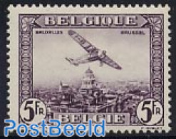 Belgium 1930 Airmail 1v, Unused (hinged), Transport - Aircraft & Aviation - Nuevos