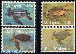 Malaysia 1990 Turtles 4v, Mint NH, Nature - Reptiles - Turtles - Otros & Sin Clasificación