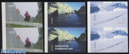 Norway 2004 Europa, Vacation 3x2v [:] S-a, Mint NH, History - Sport - Transport - Various - Europa (cept) - Cycling - .. - Nuevos