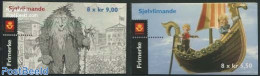 Norway 2002 Fairy Tales 2 Booklets, Mint NH, Stamp Booklets - Art - Fairytales - Nuevos