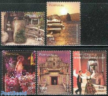 Portugal 1999 Macau City Festival 5v, Mint NH, Performance Art - Transport - Various - Dance & Ballet - Ships And Boat.. - Nuevos