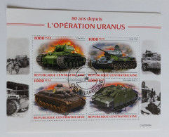 N° 9782 à 9785       Opération Uranus 1942  -  Oblitérés - Repubblica Centroafricana