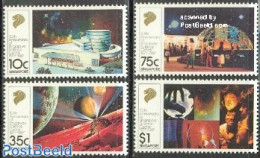 Singapore 1987 Scientific Centre 4v, Mint NH, Transport - Fire Fighters & Prevention - Art - Modern Architecture - Pompieri