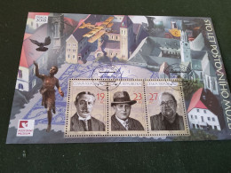 2018 Bloc " Les 100 Ans De La Tchécoslovaquie " - Used Stamps