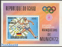 Chad 1972 Munich Olympic Winners S/s, Mint NH, Sport - Athletics - Olympic Games - Autres & Non Classés