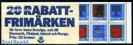 Sweden 1984 Rabatt Stamps Booklet, Mint NH, History - Coat Of Arms - Stamp Booklets - Unused Stamps