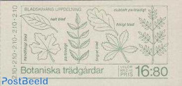 Sweden 1987 Botanic Gardens Booklet, Mint NH, Nature - Flowers & Plants - Gardens - Stamp Booklets - Ungebraucht