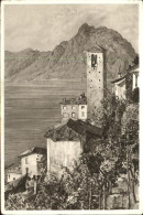 11357100 Gandria Lago Di Lugano E Monte San Salvatore Chiesa Lago Di Lugano Gand - Autres & Non Classés