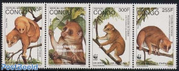 Congo Republic 1997 WWF, Maki 4v [:::], Mint NH, Nature - Animals (others & Mixed) - World Wildlife Fund (WWF) - Otros & Sin Clasificación