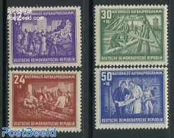 Germany, DDR 1952 Reconstruction 4v, Mint NH, Transport - Railways - Ungebraucht