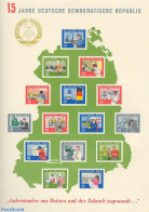 Germany, DDR 1964 15 Years DDR S/s, Mint NH, Science - Transport - Various - Atom Use & Models - Chemistry & Chemists .. - Ungebraucht