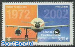 France 2002 Airbus 1v, Mint NH, History - Transport - Europa Hang-on Issues - Aircraft & Aviation - Ongebruikt