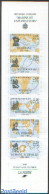 France 1988 Explorers 6v In Booklet, Mint NH, History - Various - Explorers - Stamp Booklets - Maps - Ongebruikt