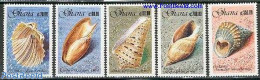 Ghana 1990 Shells 5v, Mint NH, Nature - Shells & Crustaceans - Marine Life